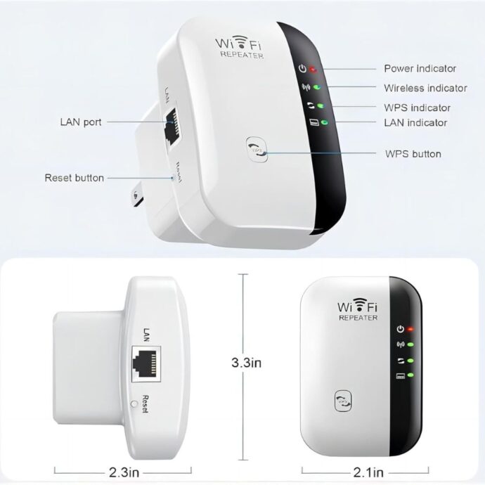 ⁦مقوي إشارة WiFi بسرعة 300 ميجابت/ثانية⁩ - الصورة ⁦2⁩