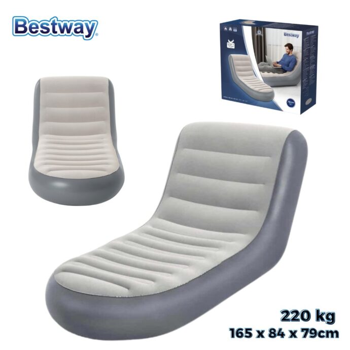 ⁦كرسي استرخاء مريح قابل للحمل Bestway Soft Top – موديل 75064⁩ - الصورة ⁦6⁩