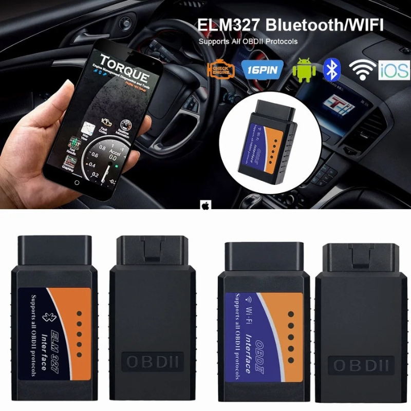 أداة تشخيص أعطال السيارات OBD2 V1.5 – قارئ أكواد مع Bluetooth/WiFi متوافق مع Android وISO 9141 Vgate iCar2 🚗🔧 - الصورة 2