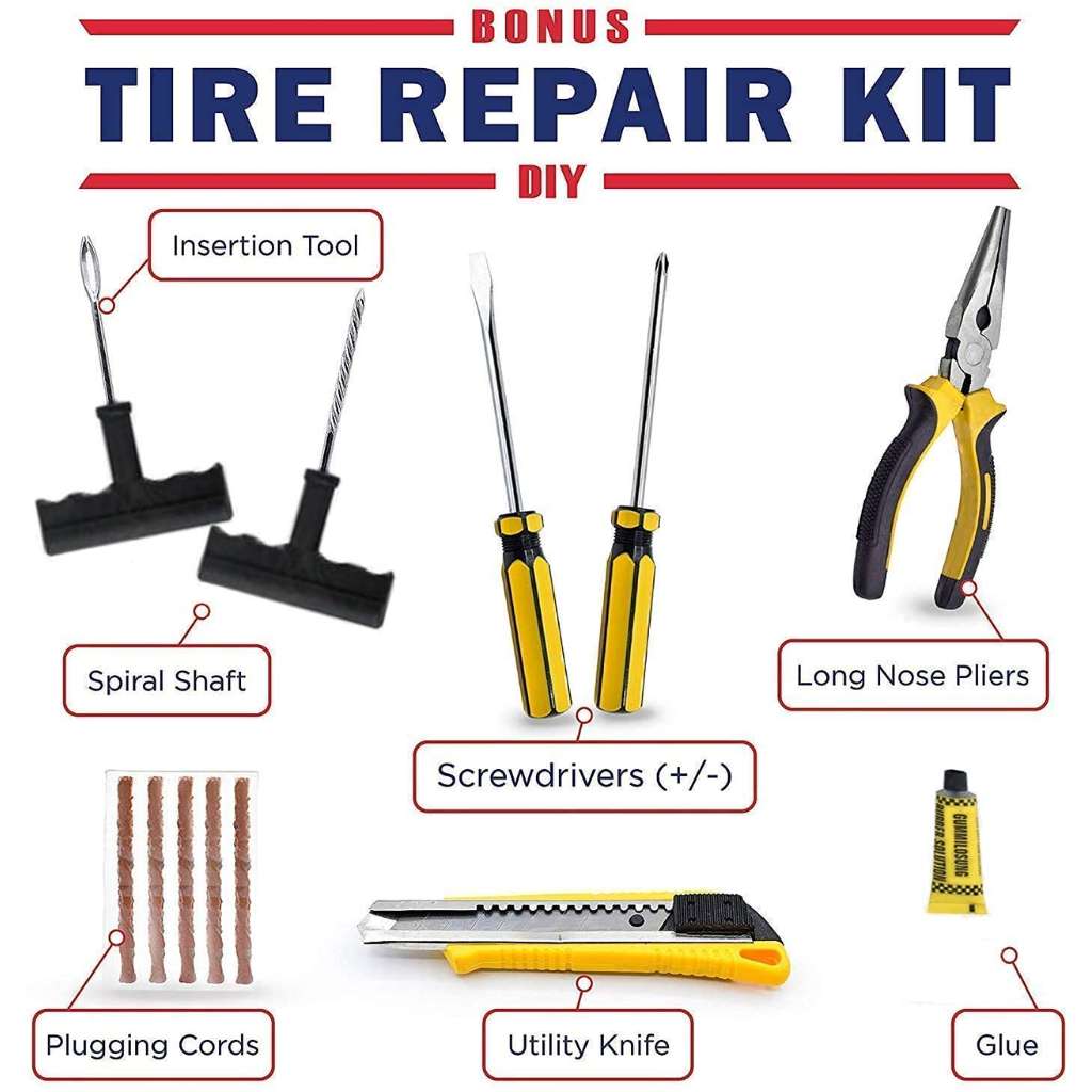 ضاغط هواء مزدوج الأسطوانة SHREESAMP مع طقم إصلاح 12V -150PSI - الصورة 4