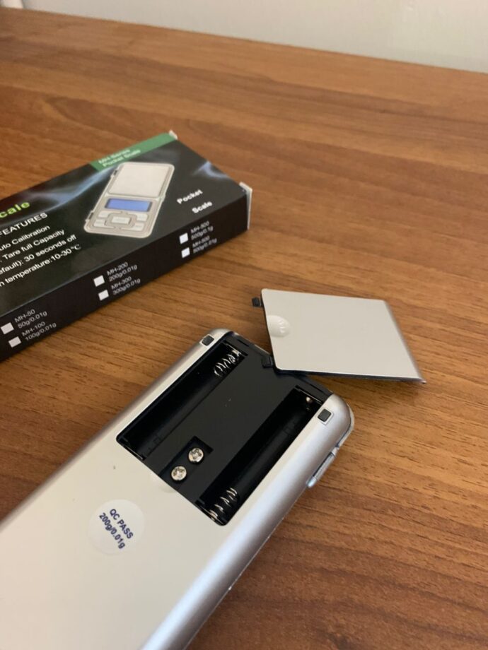 ⁦ميزان جيب رقمي محمول بدقة 0.01غ حتى 200غ⁩ - الصورة ⁦2⁩
