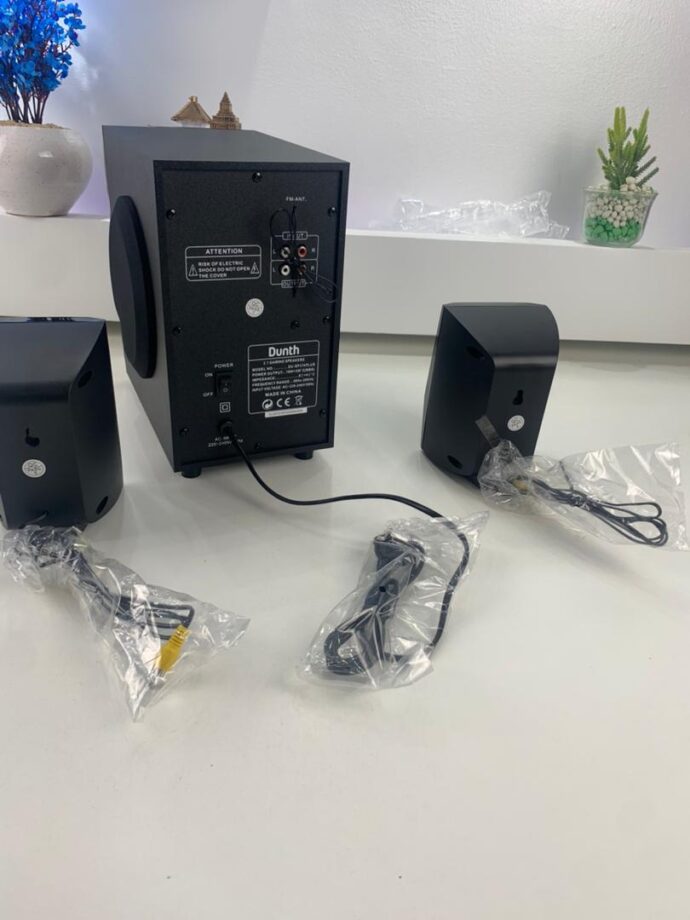 ⁦مكبر صوت بلوتوث DUNTH بقوة 3000 واط مع إضاءة LED – DU-SP374PLUS⁩ - الصورة ⁦3⁩