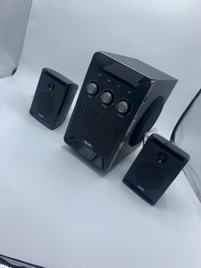 ⁦مكبر صوت DUNTH بقوة 3000 واط مع إضاءة LED – DU-SP380PLUS⁩ - الصورة ⁦3⁩