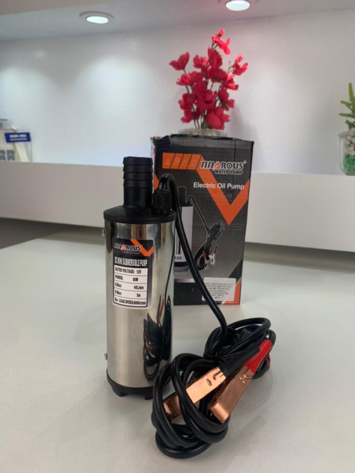 ⁦مضخة زيت كهربائية DC12V بسعة 45-50 لتر ⚡🛢️⁩ - الصورة ⁦2⁩