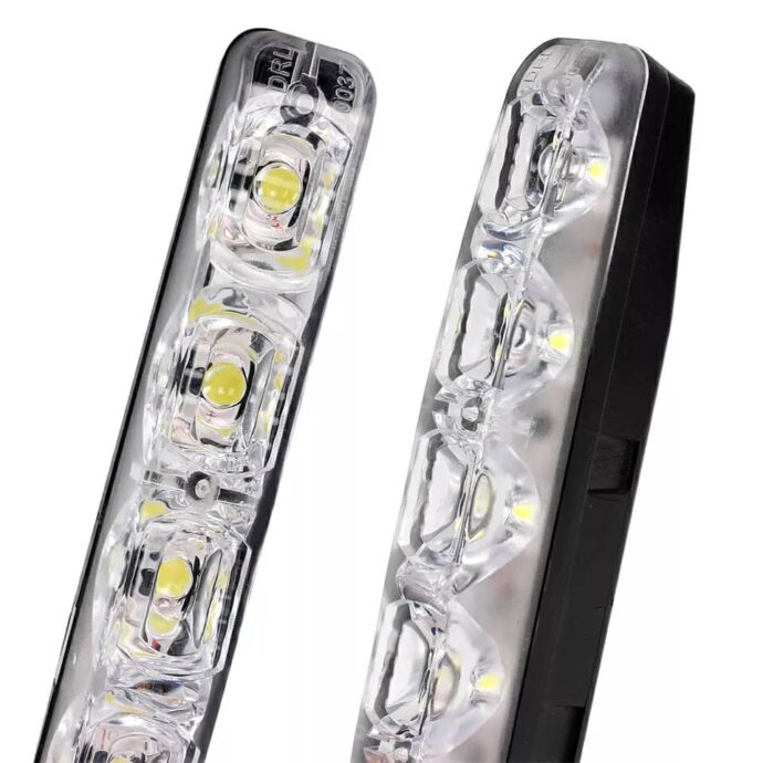 ⁦مصابيح نهارية مضادة للضباب Standard للسيارة 2 قطع، 10 LED⁩ - الصورة ⁦9⁩