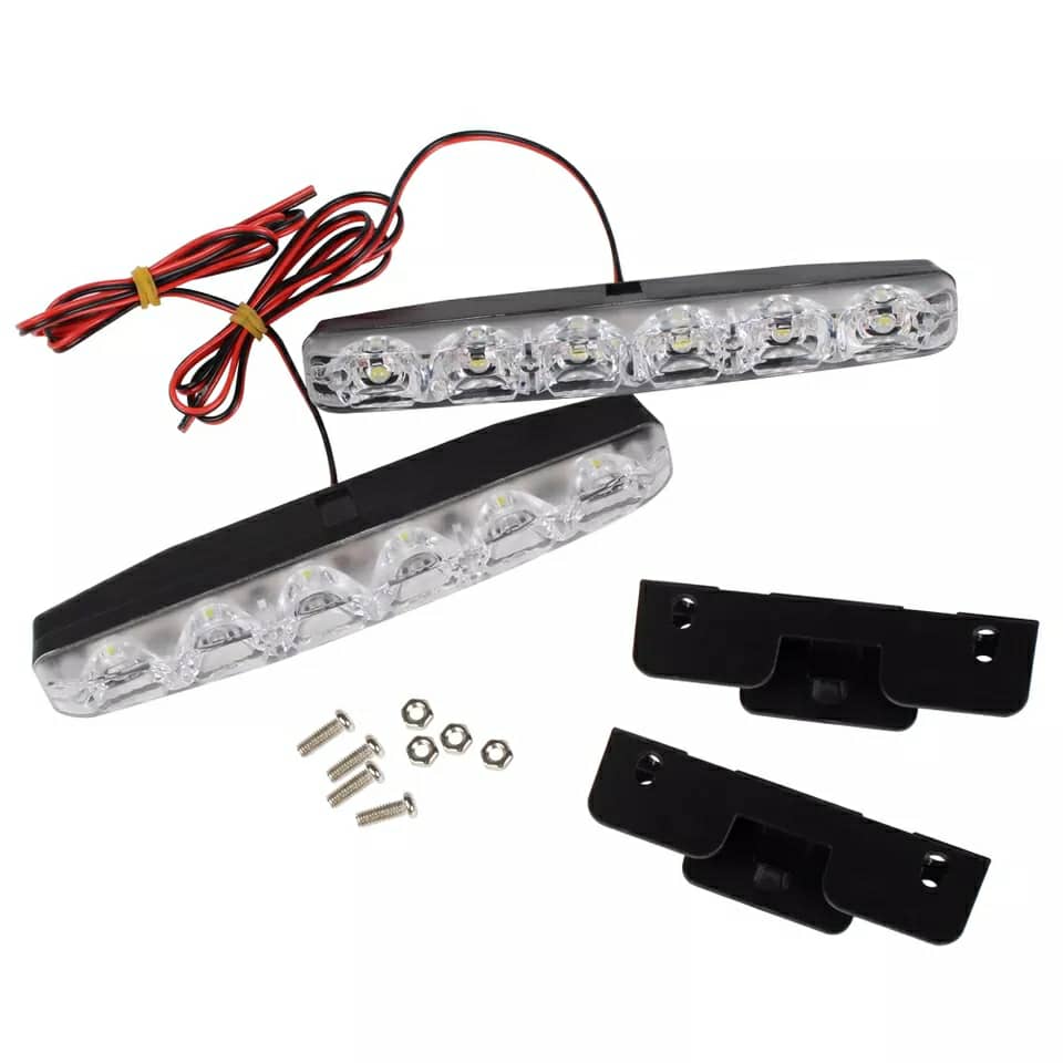 مصابيح نهارية مضادة للضباب Standard للسيارة 2 قطع، 10 LED - الصورة 2