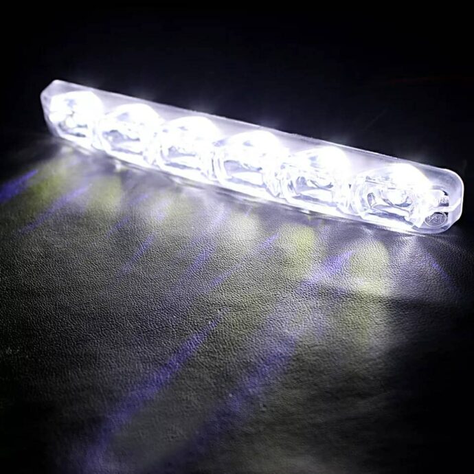 ⁦مصابيح نهارية مضادة للضباب Standard للسيارة 2 قطع، 10 LED⁩ - الصورة ⁦8⁩