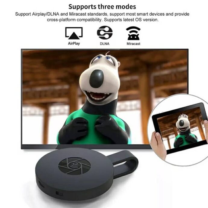 ⁦كروم كاست 4K جهاز بث وسائط فيديو لاسلكي عبر WiFi للتلفاز – Dongle TV عرض HD 📺✨⁩ - الصورة ⁦4⁩