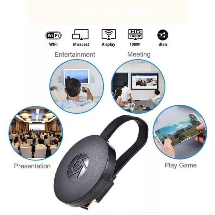 ⁦كروم كاست 4K جهاز بث وسائط فيديو لاسلكي عبر WiFi للتلفاز – Dongle TV عرض HD 📺✨⁩ - الصورة ⁦7⁩
