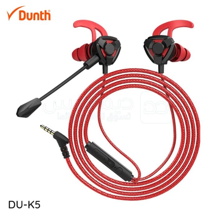 ⁦سماعات ألعاب سلكية DUNTH DU-K5 مع ميكروفون مدمج – متوافقة مع PS4 وSwitch وXbox وPC بمنفذ 3.5مم 🎧⁩ - الصورة ⁦4⁩