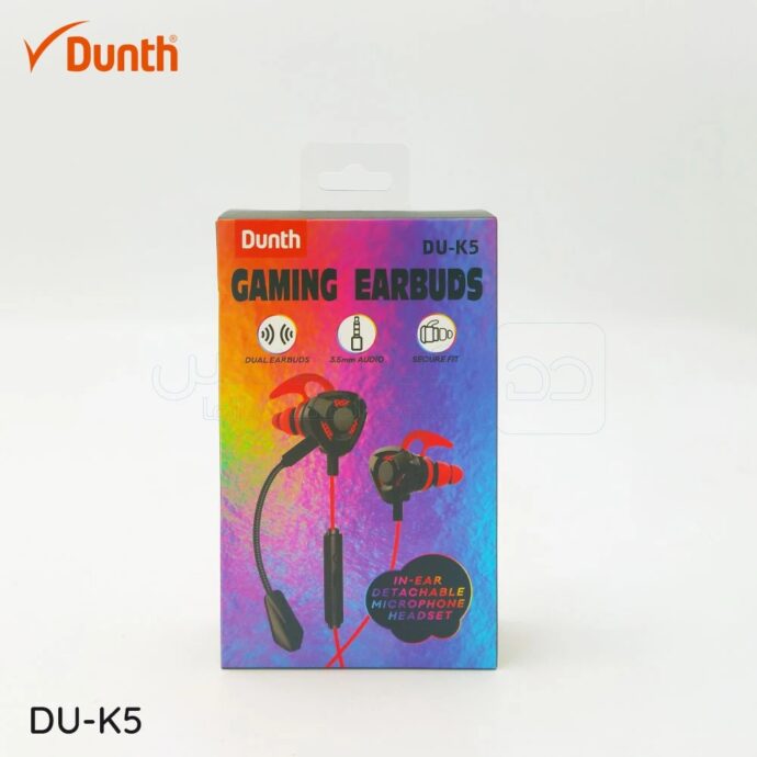 ⁦سماعات ألعاب سلكية DUNTH DU-K5 مع ميكروفون مدمج – متوافقة مع PS4 وSwitch وXbox وPC بمنفذ 3.5مم 🎧⁩ - الصورة ⁦3⁩