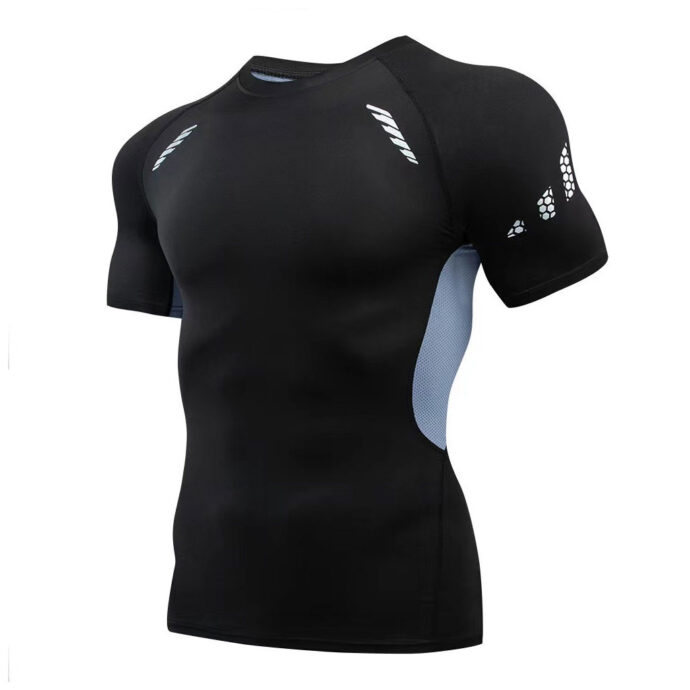 ⁦طقم رياضي ضاغط للرجال 3 قطع – GYM Sport Kit 🏋️‍♂️👕⁩ - الصورة ⁦3⁩