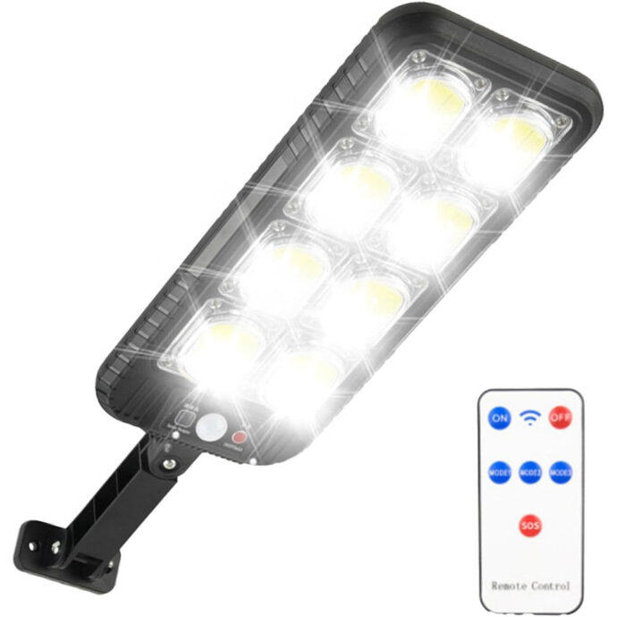 ⁦مصابيح عمودية خارجية 200 LED تعمل بالطاقة الشمسية مقاومة للماء IP65 – JX200 🌞💡⁩ - الصورة ⁦7⁩