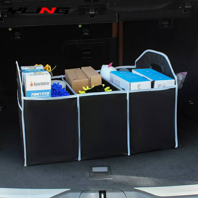 صندوق تخزين للسيارة قابل للطي مع 3 أجزاء  🚗📦 - الصورة 4