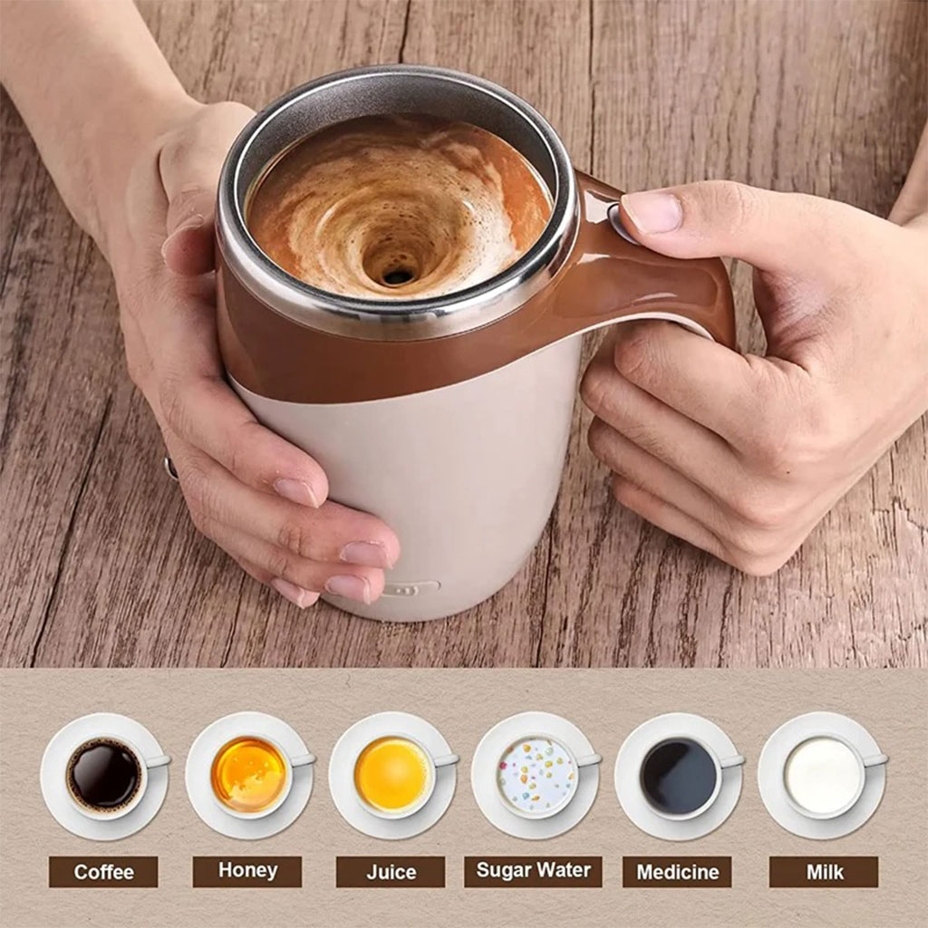 كوب رغوة الحليب الأوتوماتيكي متعدد الوظائف بشحن USB ☕⚡ - الصورة 10