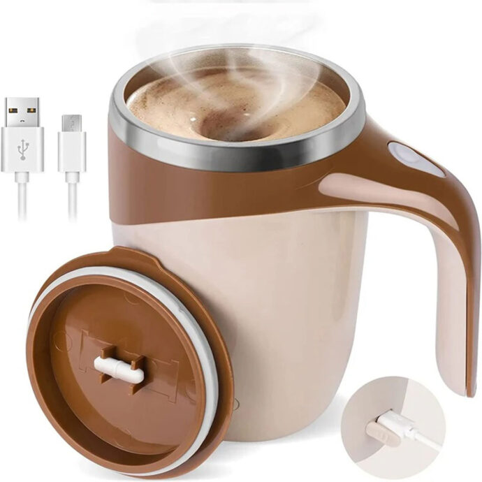 ⁦كوب رغوة الحليب الأوتوماتيكي متعدد الوظائف بشحن USB ☕⚡⁩ - الصورة ⁦4⁩