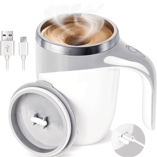 كوب رغوة الحليب الأوتوماتيكي متعدد الوظائف بشحن USB ☕⚡