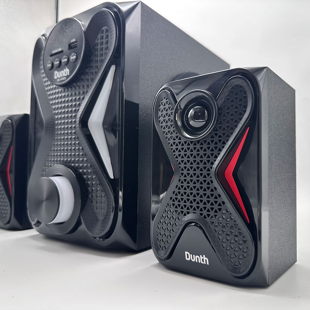 مكبر صوت احترافي أصلي DUNTH DU-SP833 – 8000W مع LED، بلوتوث، AUX، USB وراديو FM 🔊✨ - الصورة 4