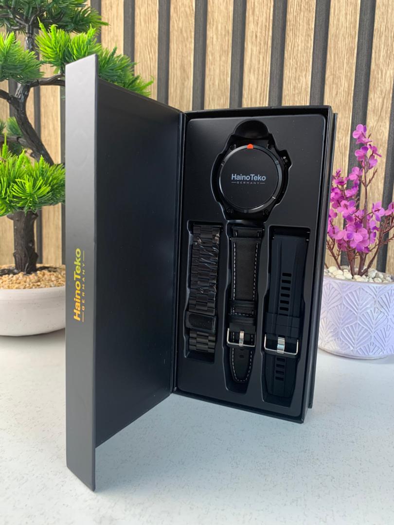 ساعة ذكية أصلية Hai–no Te–ko RW-61 –شاشة AMOLED ومصباح مدمج مع 3 أحزمة قابلة للتبديل-⌚✨ - الصورة 7