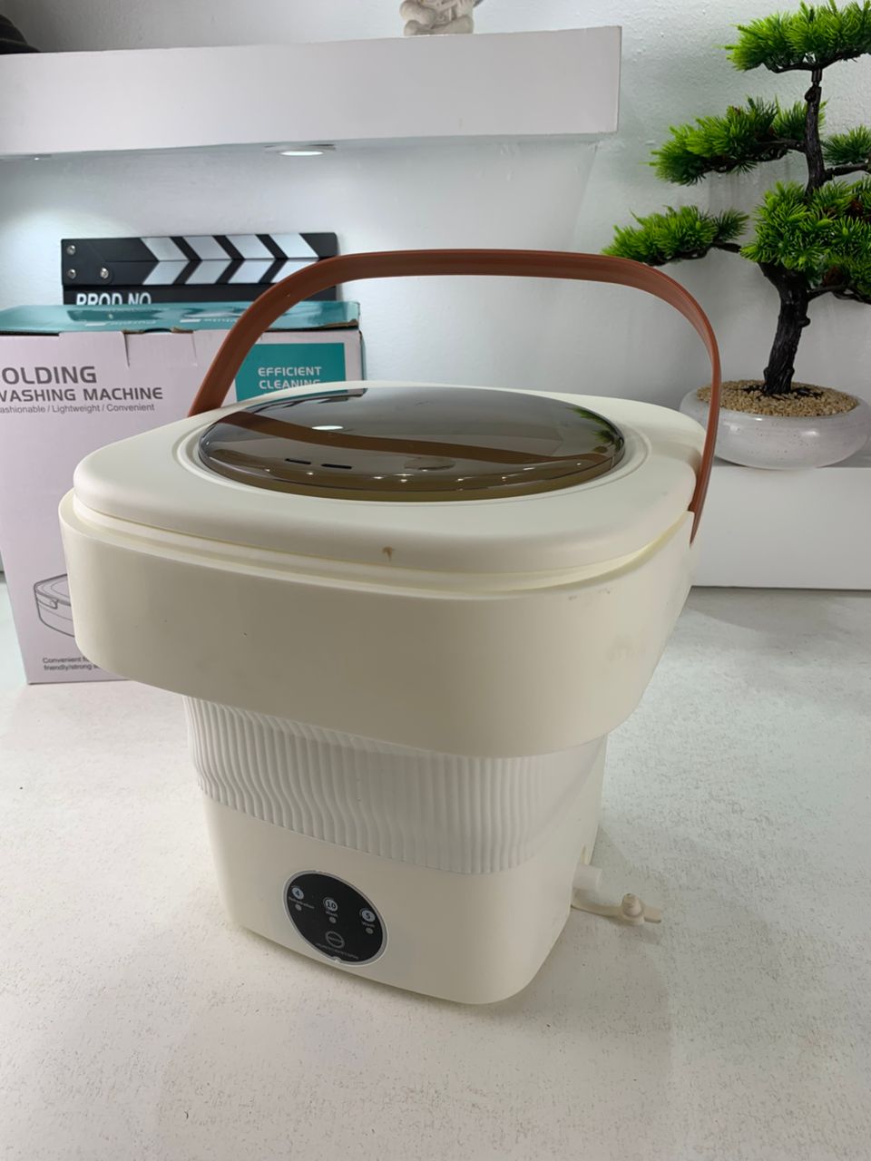غسالة ملابس محمولة صغيرة قابلة للطي – 3 برامج مع وظيفة التجفيف 🧺✨ - الصورة 8