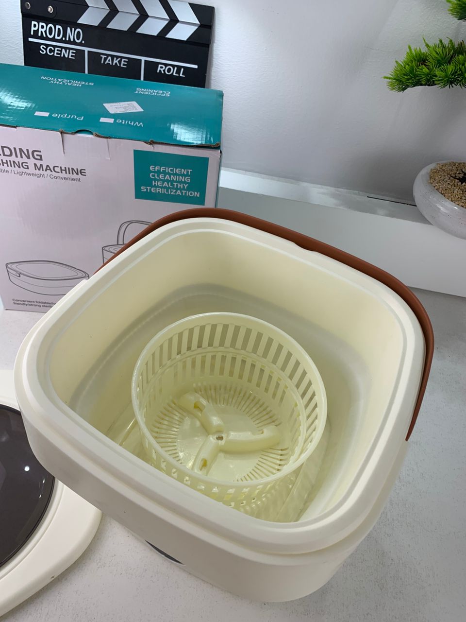 غسالة ملابس محمولة صغيرة قابلة للطي – 3 برامج مع وظيفة التجفيف 🧺✨ - الصورة 10