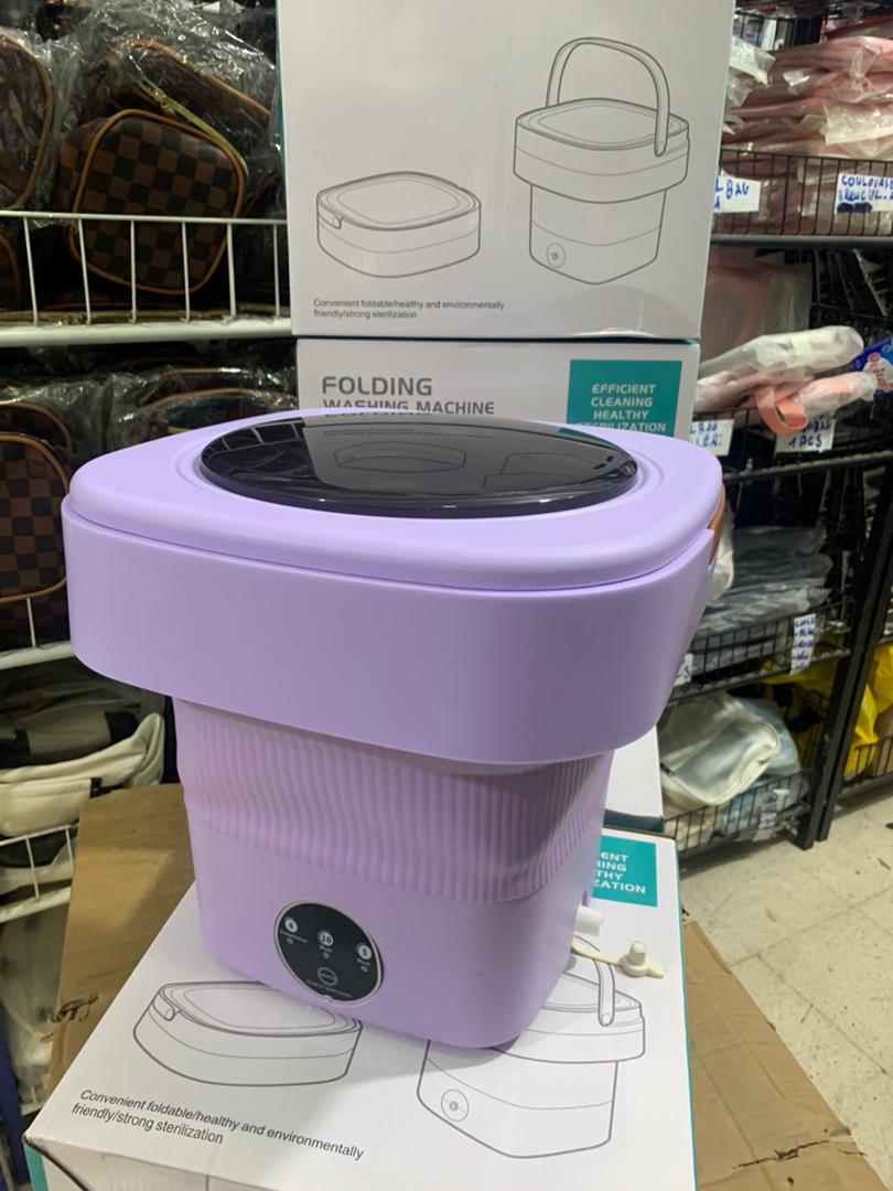 غسالة ملابس محمولة صغيرة قابلة للطي – 3 برامج مع وظيفة التجفيف 🧺✨ - الصورة 11
