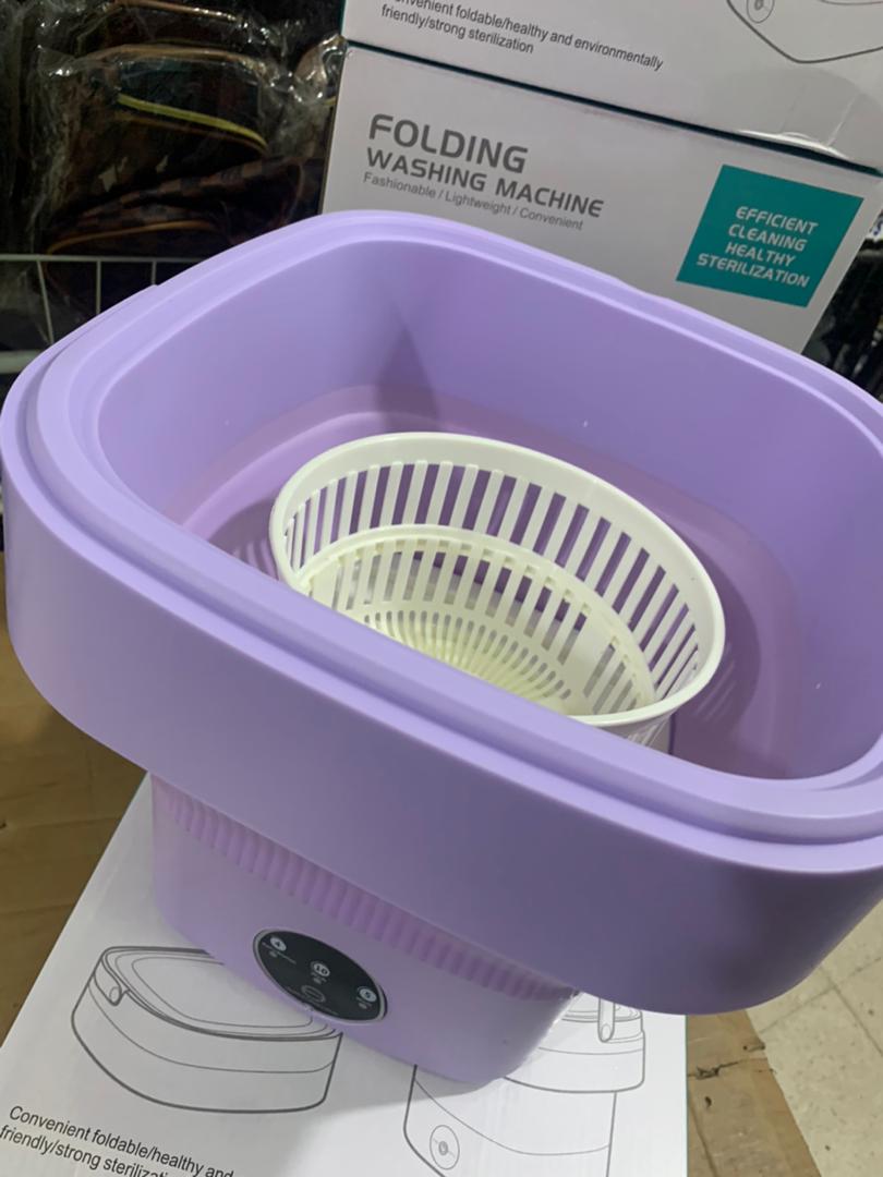 غسالة ملابس محمولة صغيرة قابلة للطي – 3 برامج مع وظيفة التجفيف 🧺✨ - الصورة 13