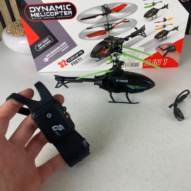 لعبة هليكوبتر على التحكم بالاستشعار – قابلة للشحن عبر USB 🚁✨