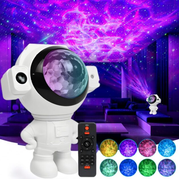 جهاز عرض السماء المرصعة بالنجوم والمجرة مع بلوتوث وجهاز تحكم عن بعد – إصدار V2 🌌✨