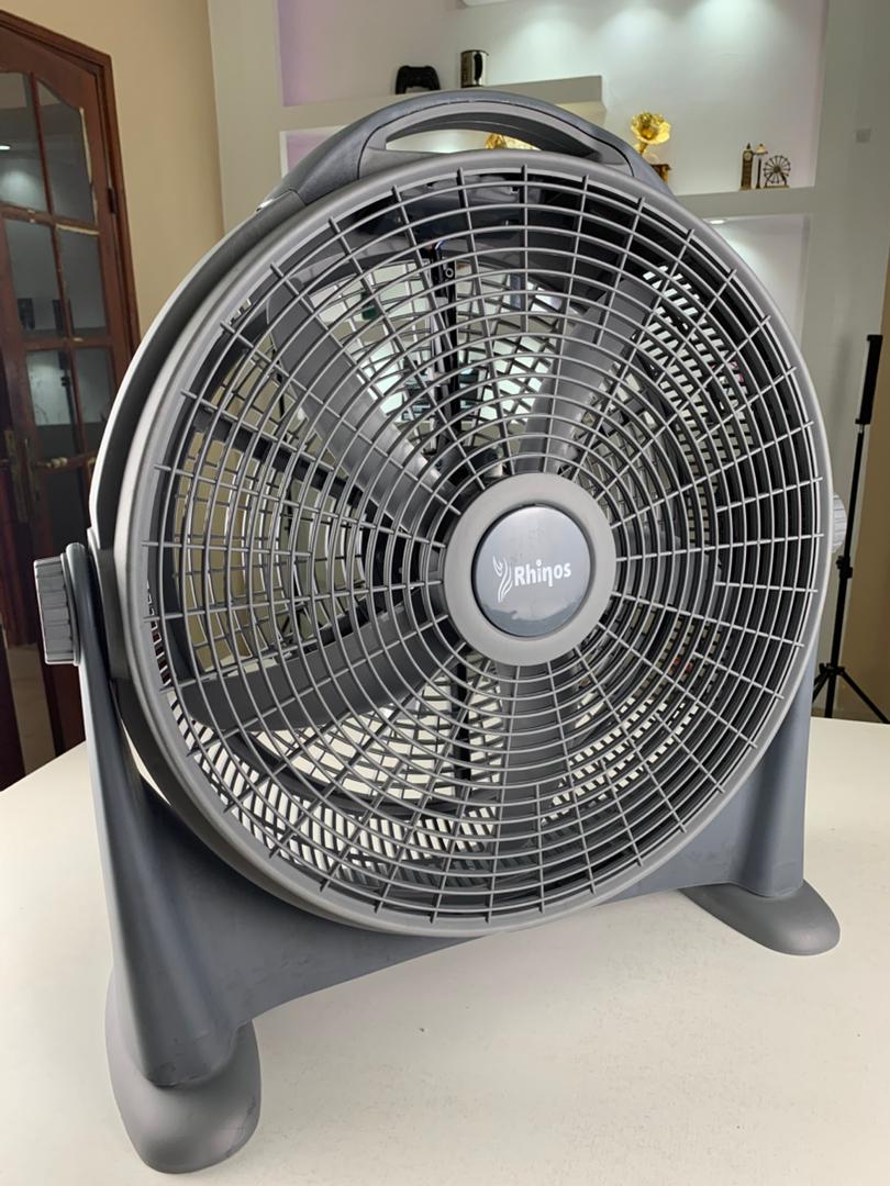 مروحة Rh-inos Electronics مقاس 20 بوصة بثلاث سرعات وقدرة 130 واط 🌬️💨 - الصورة 2