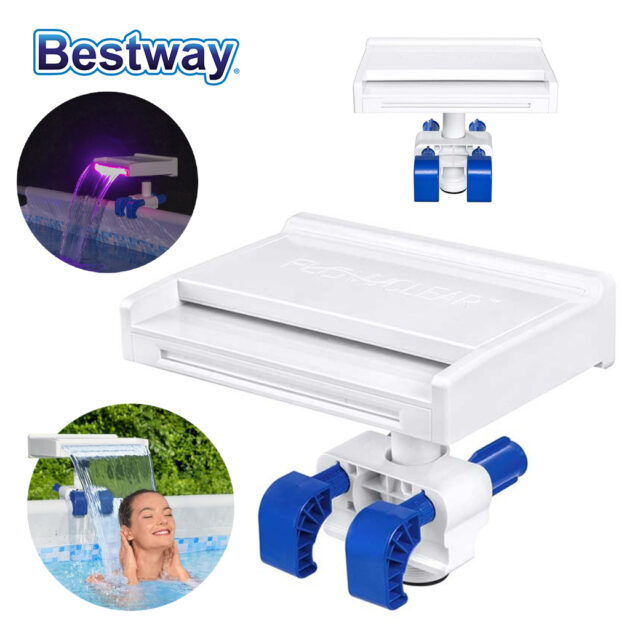 شلال LED متعدد الألوان من Bestway مقاس 34 × 24 × 32 سم (58619)  🌈💦
